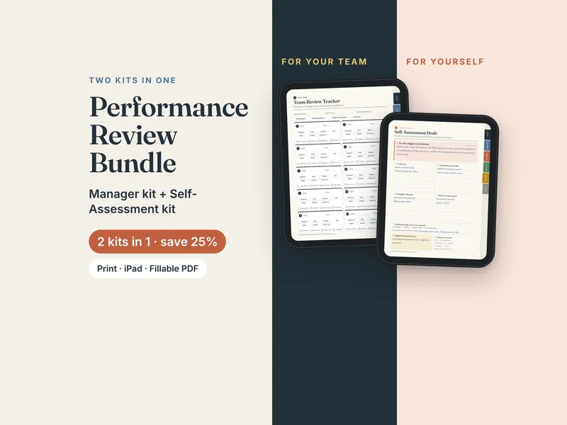 Performance Review Bundle listing image
